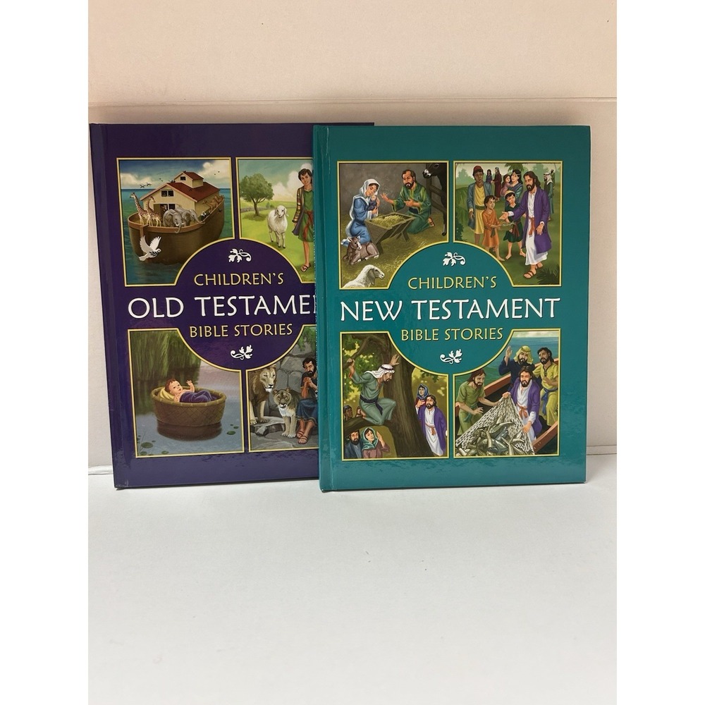 Set of 2 Children's Bible Stories The Clever Factory (HC 2015)